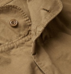 Hartford - Carter Oversized Cotton-Twill Hooded Coat - Men - Beige