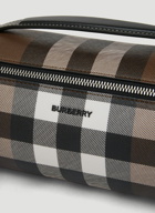 Burberry - Checked Sound Shoulder Bag in Brown