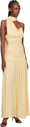 Aya Muse Yellow Asymmetrical Scarf Camisole