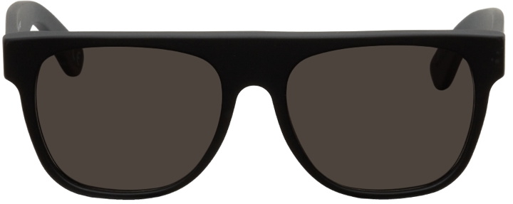 Photo: RETROSUPERFUTURE Black Flat Top Sunglasses