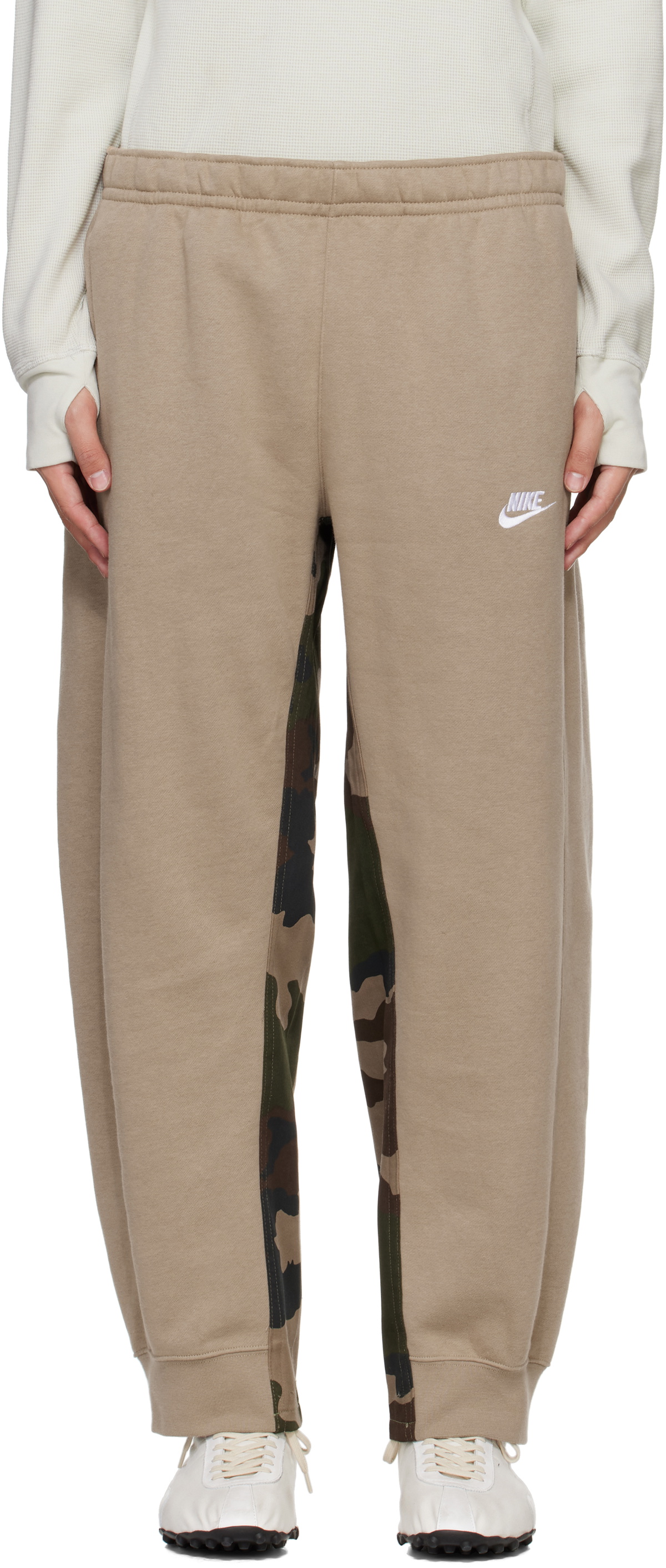 Bless Navy Ultra-Wide Pleated Trousers Bless