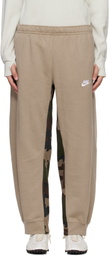 Bless Beige & Khaki Camo 'Overjoggingcamouflague' Sweatpants