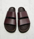 The Row Band leather slides