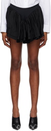 VAQUERA Black Pouf Miniskirt