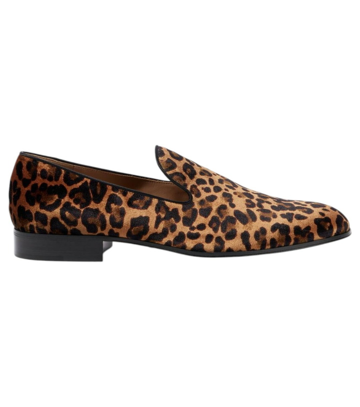 Photo: Gianvito Rossi Leopard-print loafers