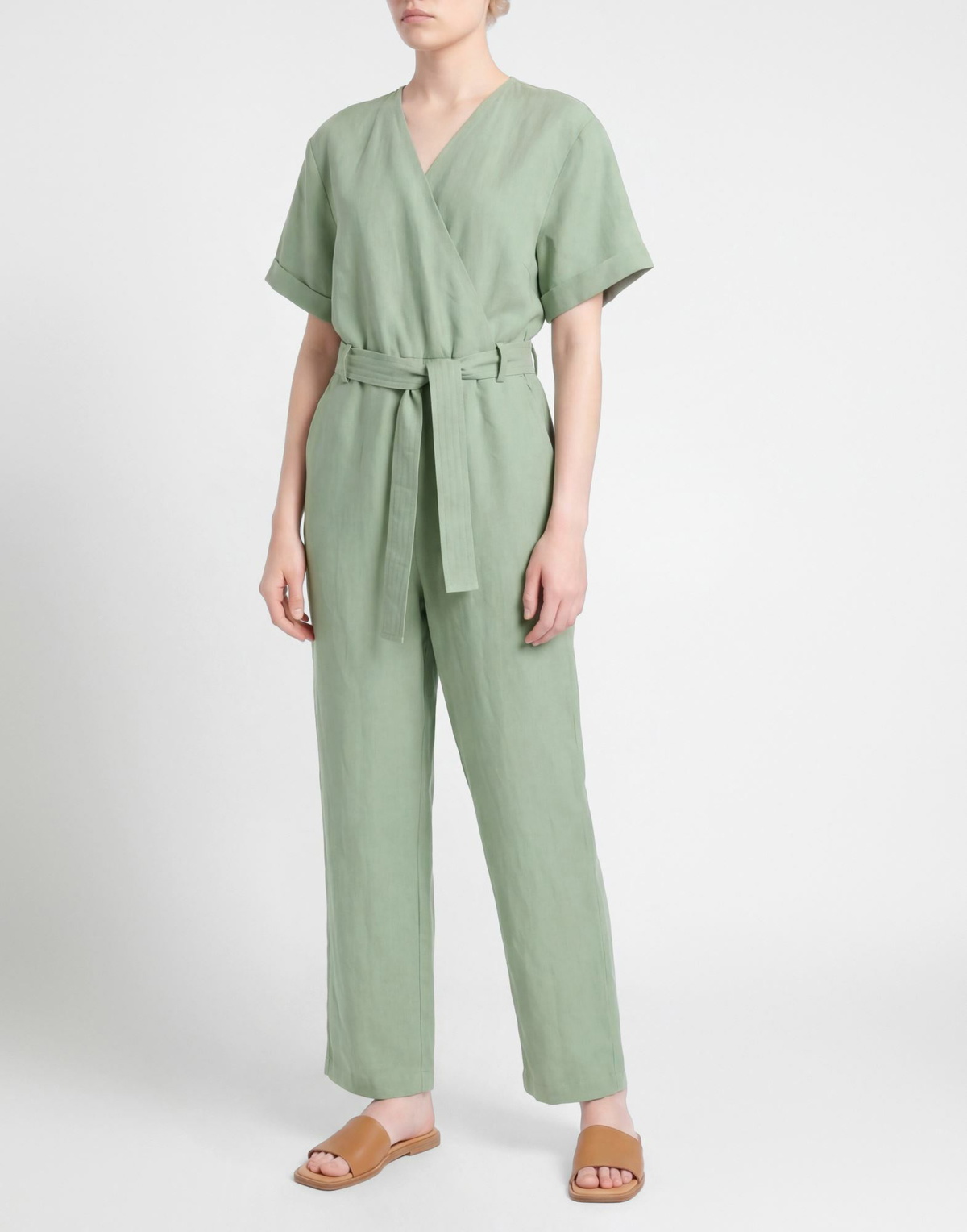 Woolrich Womens Jumpsuit in Sage green