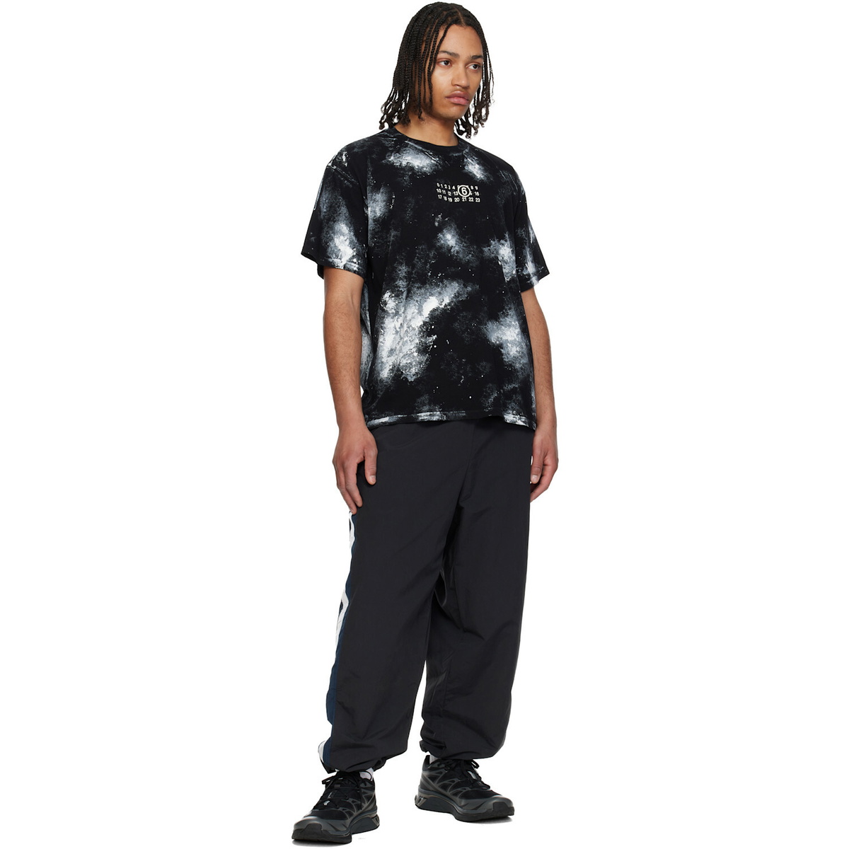 MM6 Maison Margiela Black Salomon Edition XT Sneakers