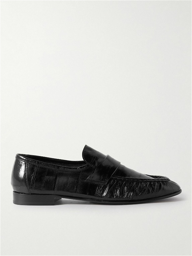 Photo: The Row - Leather Loafers - Black