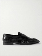 The Row - Leather Loafers - Black