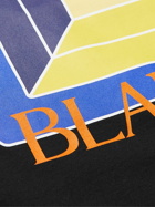 Casablanca - L'Arche De Nuit Logo-Print Cotton-Jersey T-Shirt - Black