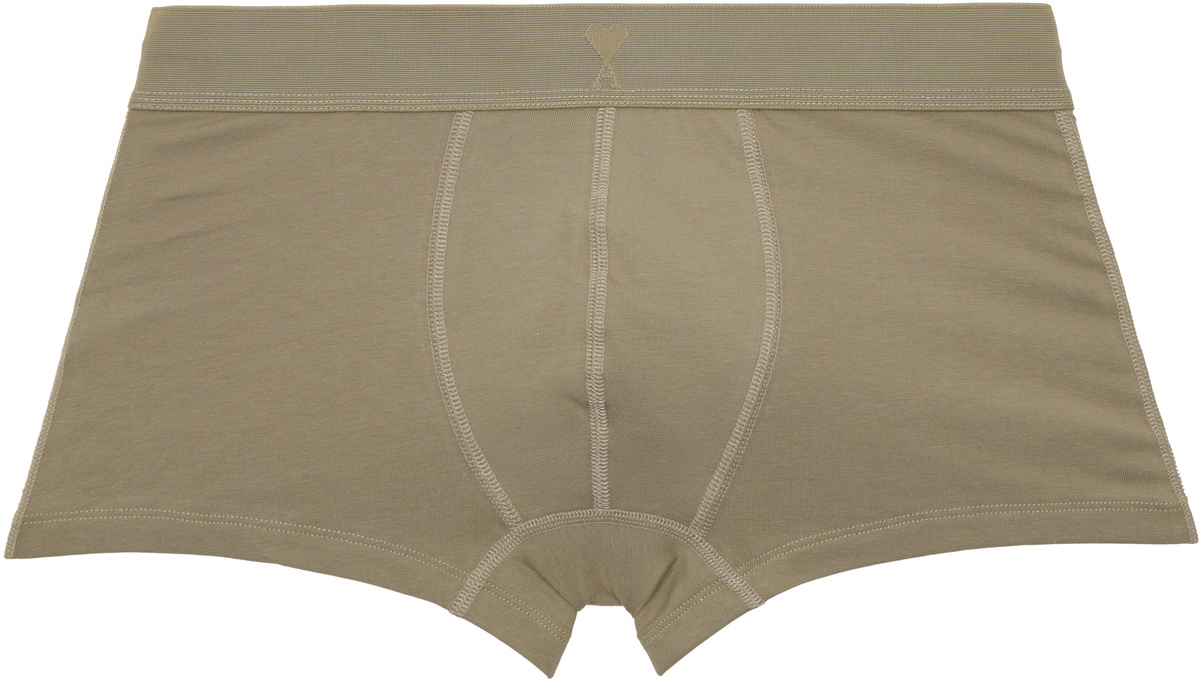 AMI Paris Three-Pack Multicolor Cotton Jersey Boxer Briefs