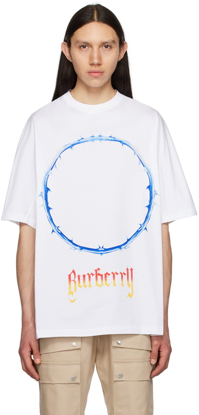 Photo: Burberry White Thorn T-Shirt