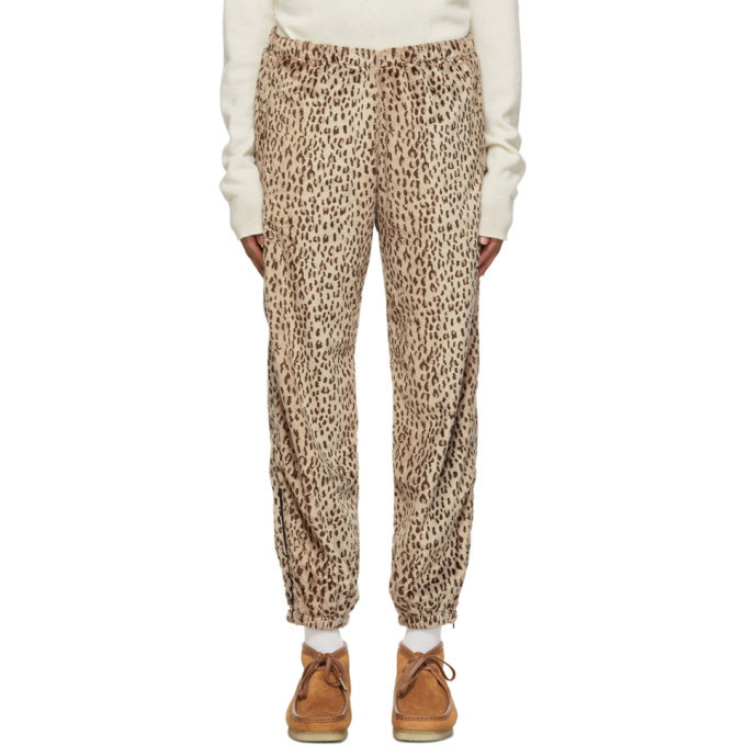 Photo: Needles Beige and Brown Faux-Fur Trousers