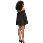 Palm Angels Black Balloon Mini Dress
