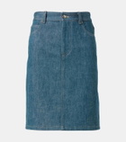 Loro Piana Joanne denim miniskirt