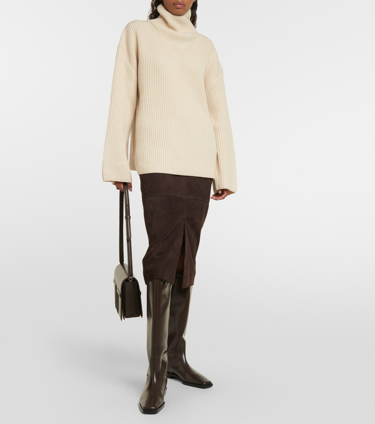 Toteme Suede midi skirt Toteme