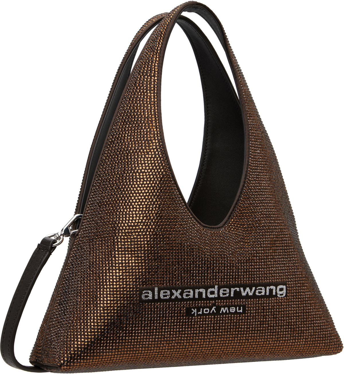 Alexander Wang Brown Pike Crystal Mini Bag