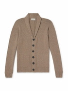 John Smedley - Rockford Shawl-Collar Recycled-Cashmere and Merino Wool-Blend Cardigan - Brown