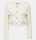 Self-Portrait Sequin bouclé jacket