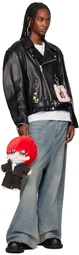 doublet Black Ita Riders Leather Jacket