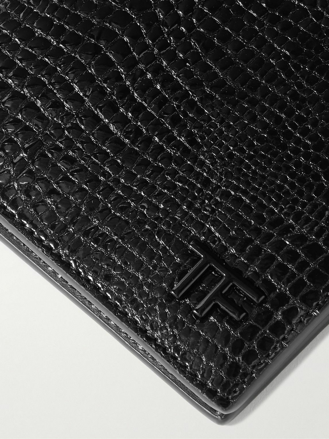折りたたみ財布 TOM FORD Snake print wallet TOM FORD - Snake-Effect Leather Bifold Wallet TOM FORD