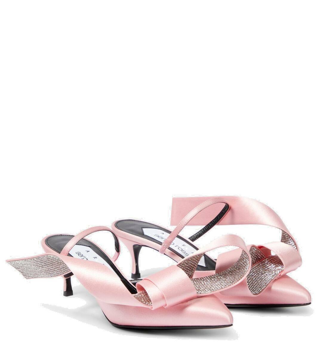 Area x Sergio Rossi Marquise embellished pumps AREA
