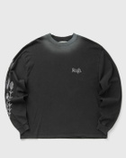 Rough. ANTHOS LONGSLEEVE Black Mens Longsleefe