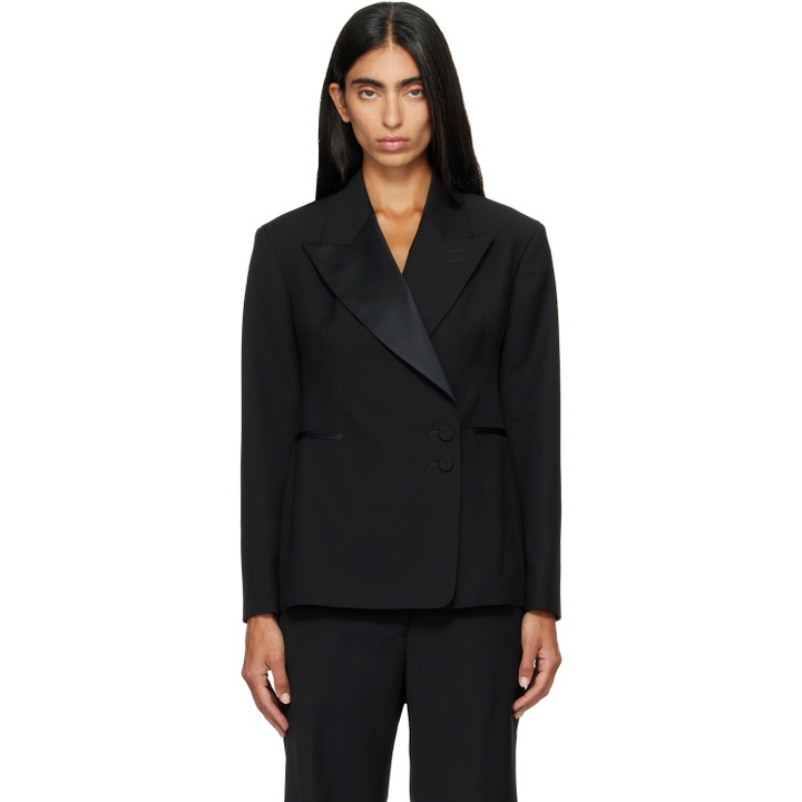Photo: Wales Bonner Black Gallery Tuxedo Blazer