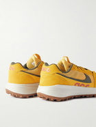 Nike - ACG Lowcate Leather-Trimmed Mesh and Suede Sneakers - Yellow