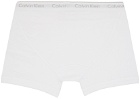 Calvin Klein Underwear Three-Pack White Classic Boxer Briefs