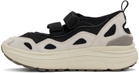 SUICOKE Black & Off-White AKK-2 Sneakers
