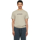 Off-White Beige Heraldic Arrow Slim T-shirt