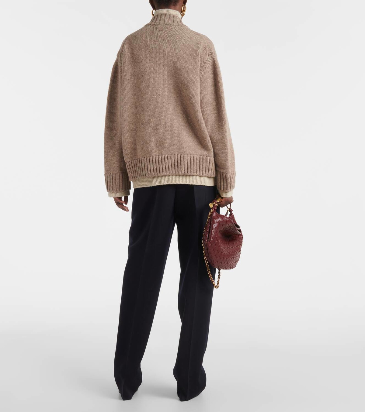 Bottega Veneta Layered wool sweater Bottega Veneta