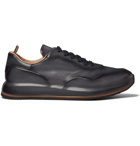 Officine Creative - Race Lux Leather Sneakers - Blue