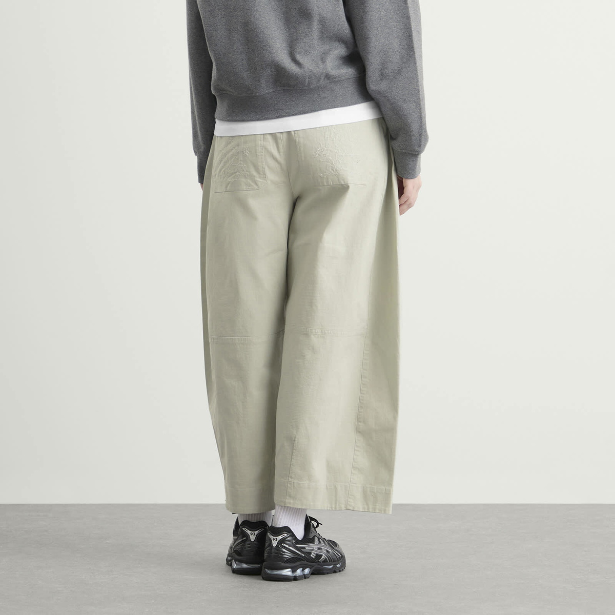 Damson Madder Women's Mara Trousers in Grey
