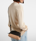 Bottega Veneta Concert Mini raffia crossbody bag