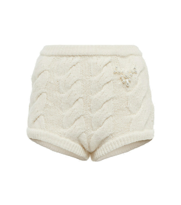 Photo: Simone Rocha - Embellished high-rise knitted briefs