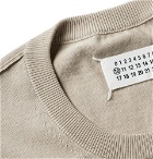 Maison Margiela - Shell-Trimmed Cotton Sweater - Beige