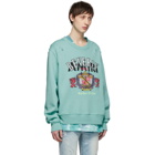 Amiri Blue Beverly Hills Sweatshirt