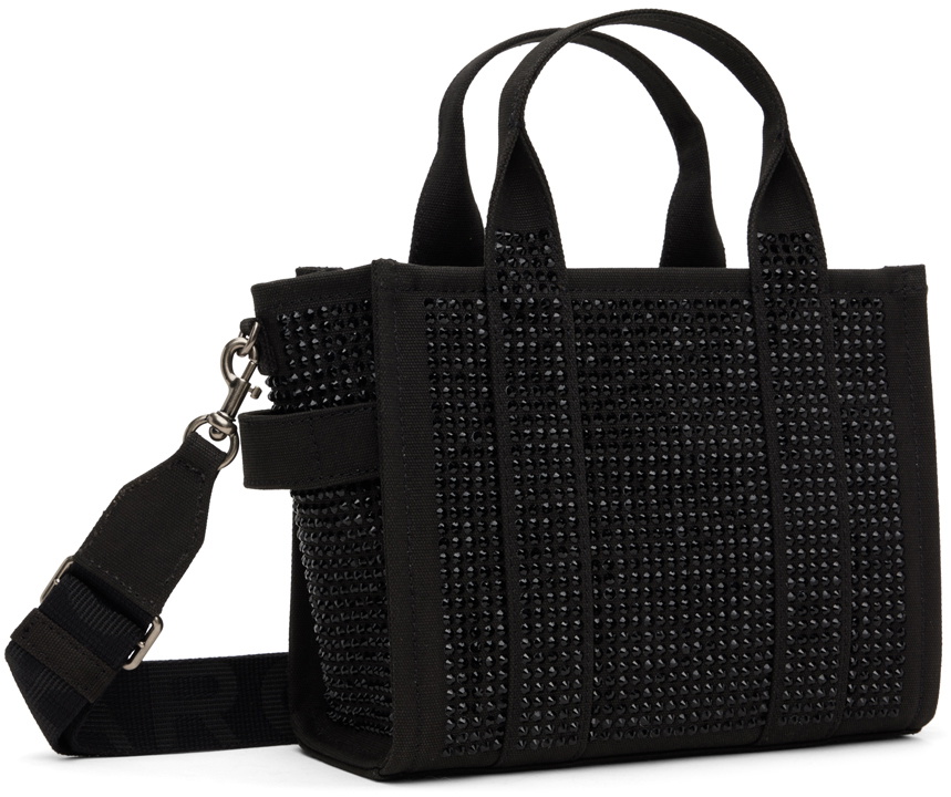 Marc Jacobs Black 'The Crystal Canvas Small' Tote Marc Jacobs