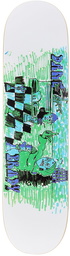 Polar Skate Co. White Dane Brady Checkmate Skateboard Deck