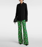 Diane von Furstenberg Brooklyn printed flared pants