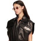 Fendi White Baguette Sunglasses