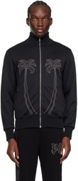 Palm Angels Black Milano Stud Track Jacket