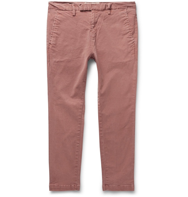 Photo: Remi Relief - Slim-Fit Cotton-Blend Chinos - Pink