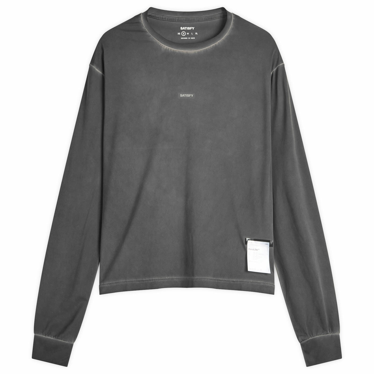 Satisfy Women's Auralite Long T-Shirt in Pigment Black