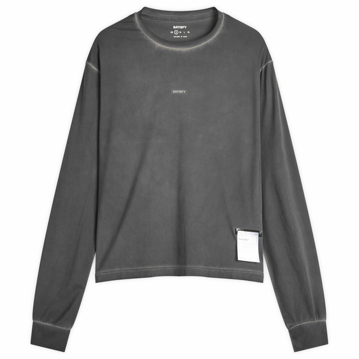 Photo: Satisfy Women's Auralite Long T-Shirt in Pigment Black