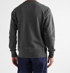 Rapha - Logo-Embroidered Mélange Fleece-Back Cotton-Jersey Sweatshirt - Gray