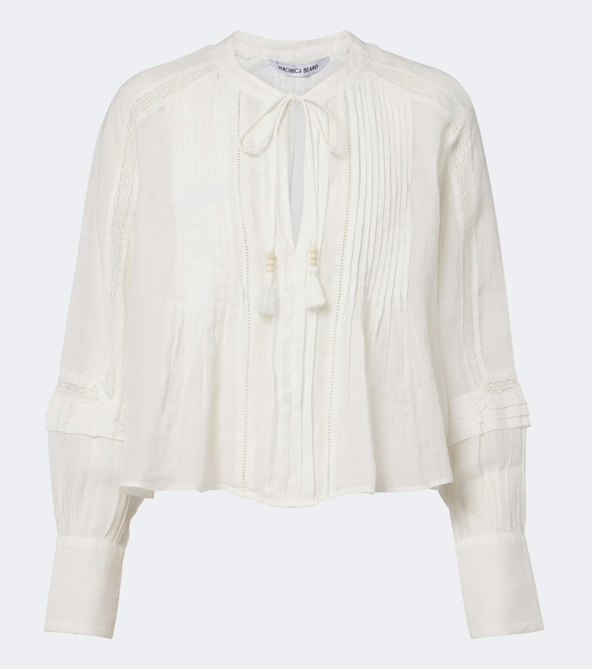 Veronica Beard Sawyer ramie blouse