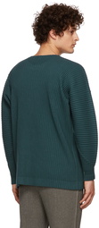 Homme Plissé Issey Miyake Blue Surface Long Sleeve T-Shirt